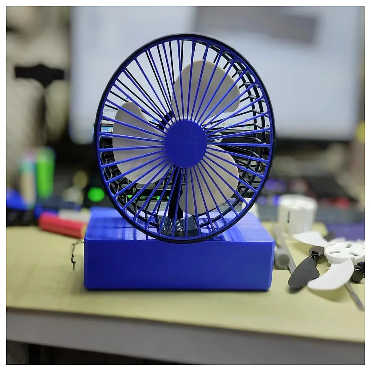 desktop usb powered small quiet personal air cooler for office desk home bedroom portable mini cooling breeze generator