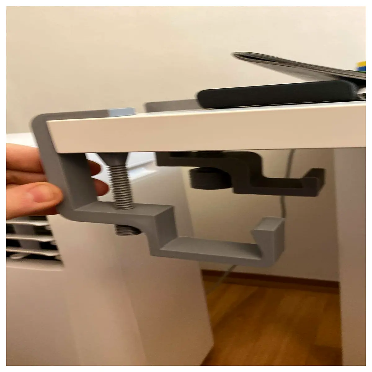 under desk cable clips management system organizer for computer wire routing hide messy cords