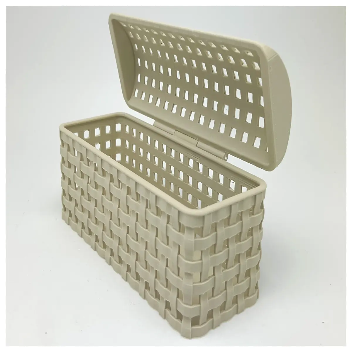 desktop woven storage basket organizer box for desk clutter craft supplies office accessories tidy container