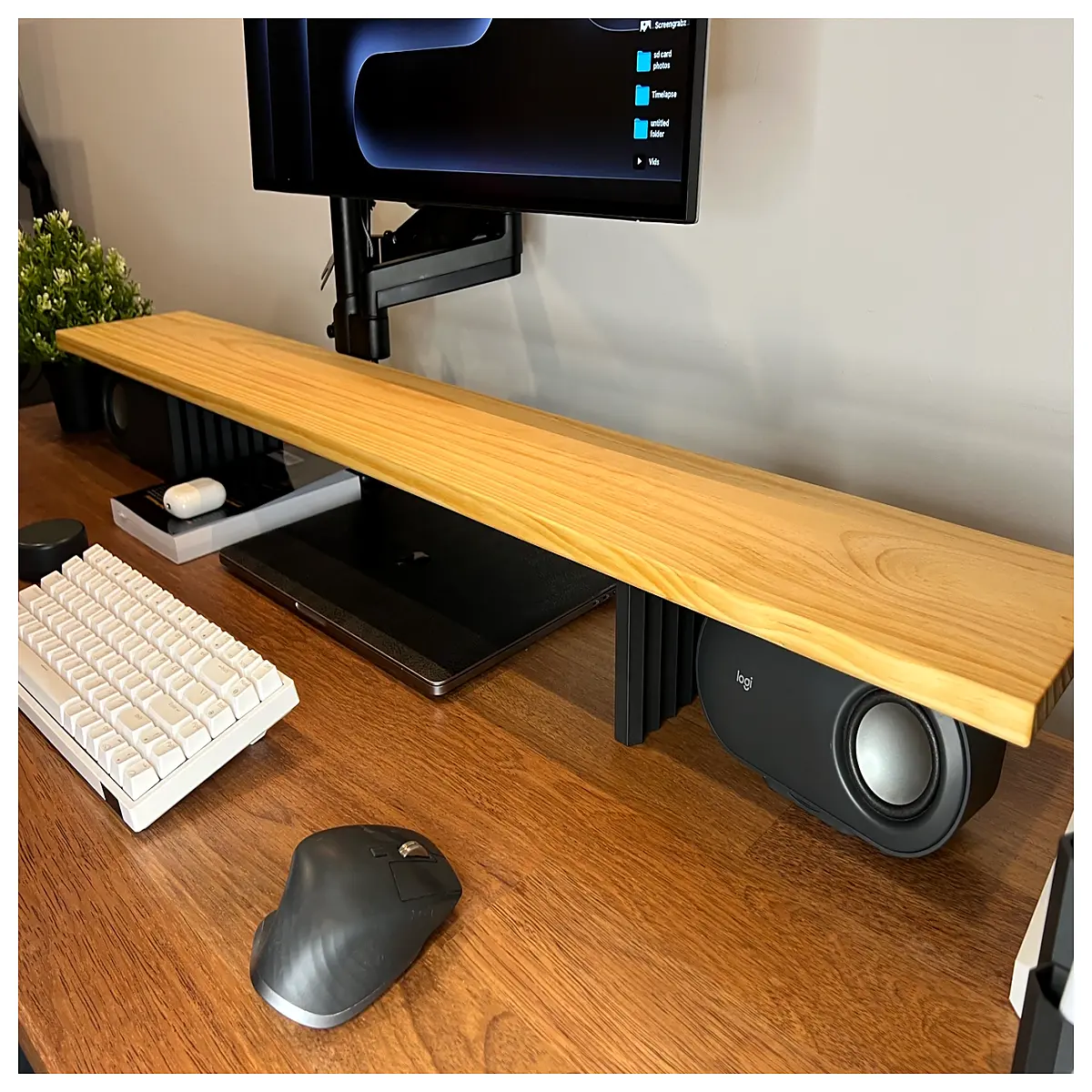 diy monitor legs adjustable height desk riser supports duty computer screen base replacement parts sturdy metal feet