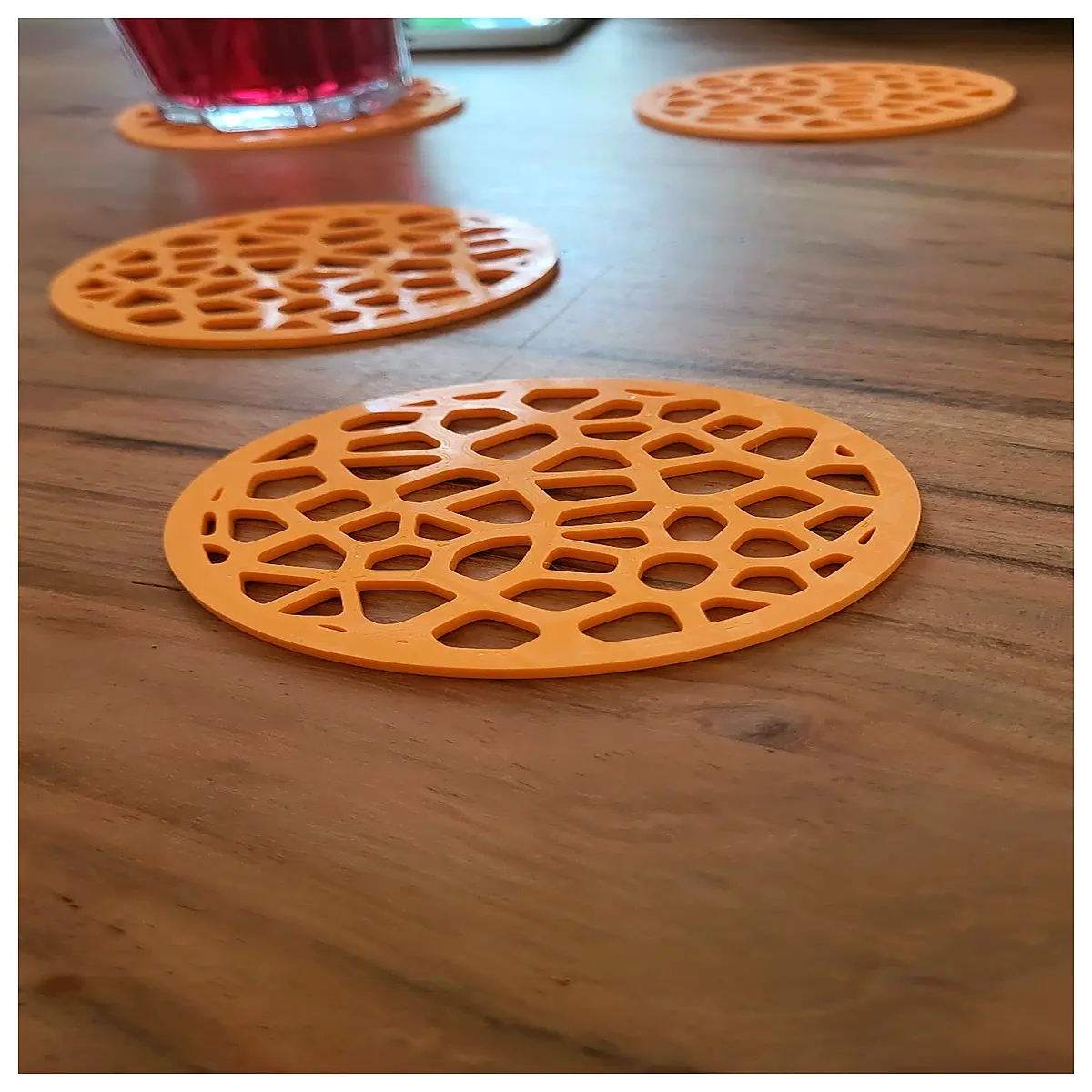 coaster set with holder for home office desk organizer drink protection non slip base
