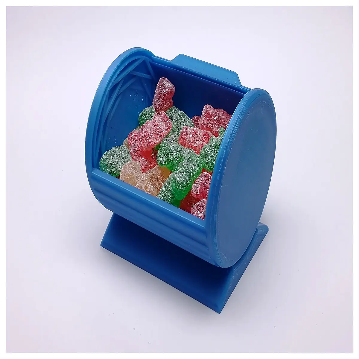 all in one printer roll top snack box dispenser integrated vending machine compact desktop candy storage organizer