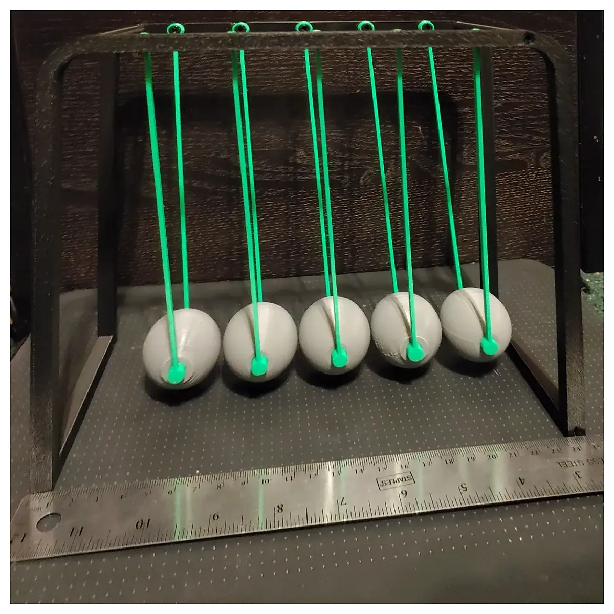 large desktop physics demonstration newton s cradle kinetic energy conservation toy for office desk science experiment gift