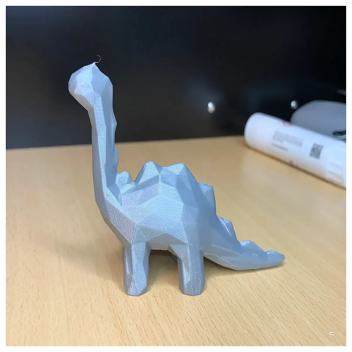 low poly cute cartoon style printed mini figure for kids desk decoration collectible
