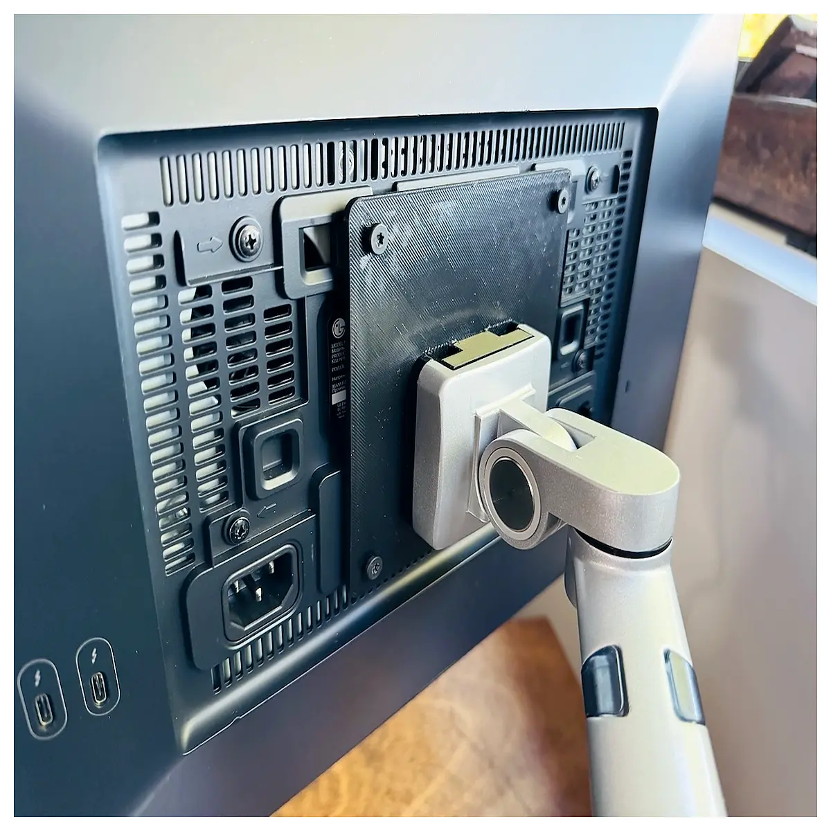 vesa mount adapter for thingyclub adjustable desktop monitor arm bracket converter screw for screen mounting