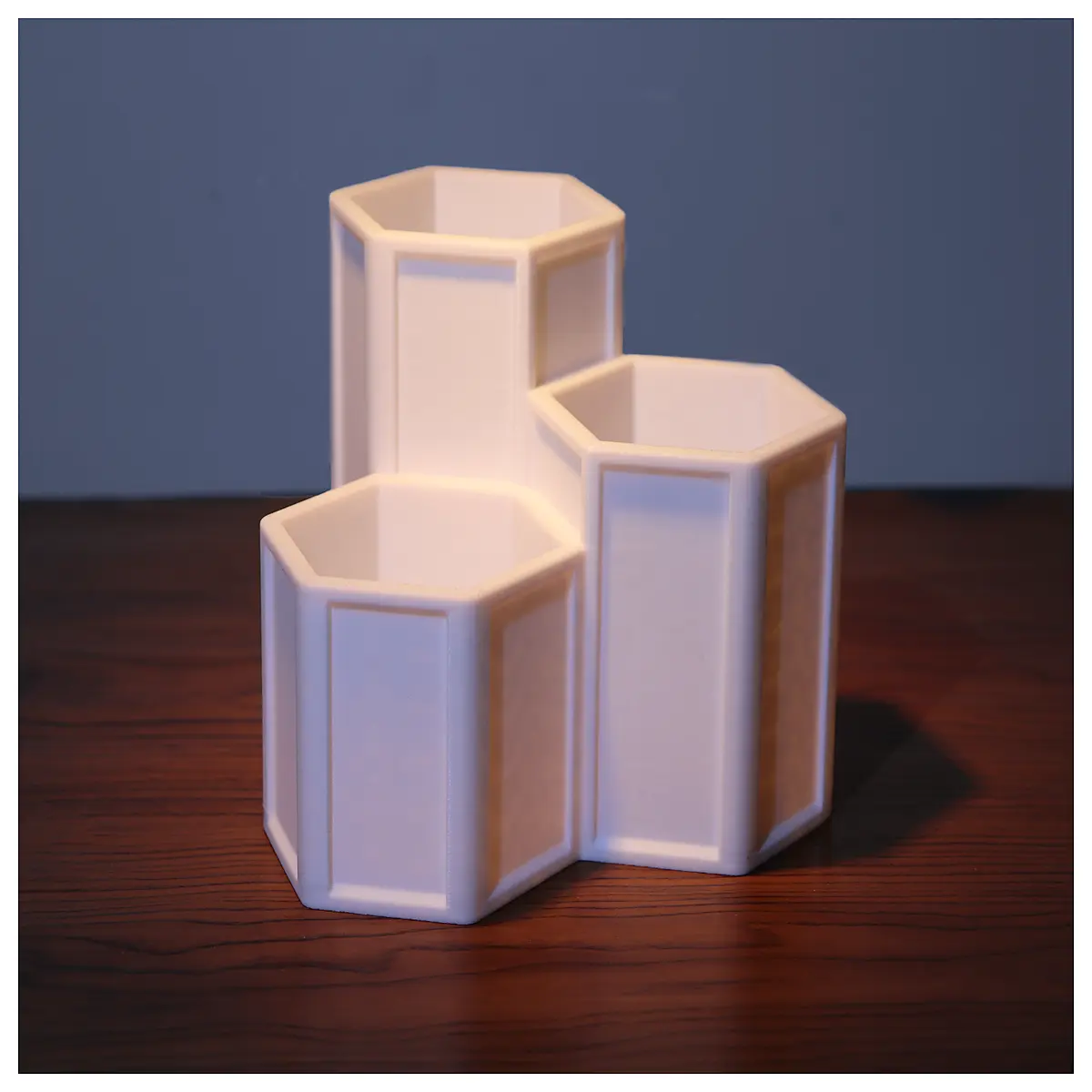 wooden pencil cup desk organizer holder for pens markers highlighters office supplies storage container