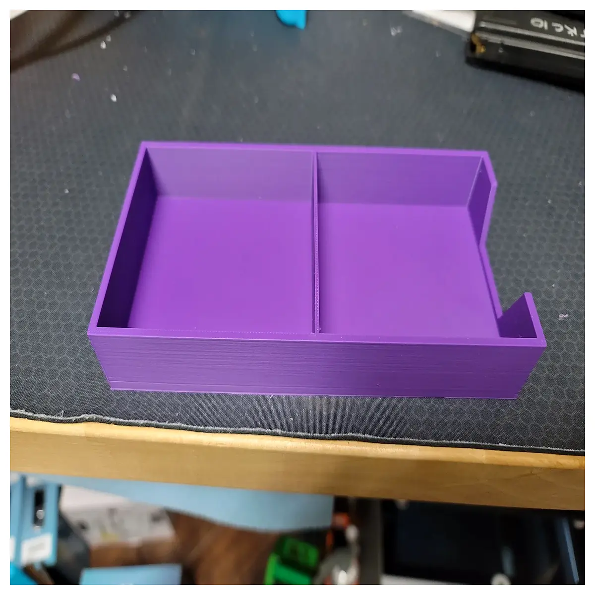 desktop organizer tray for sticky notes and small jewelry accessories holder