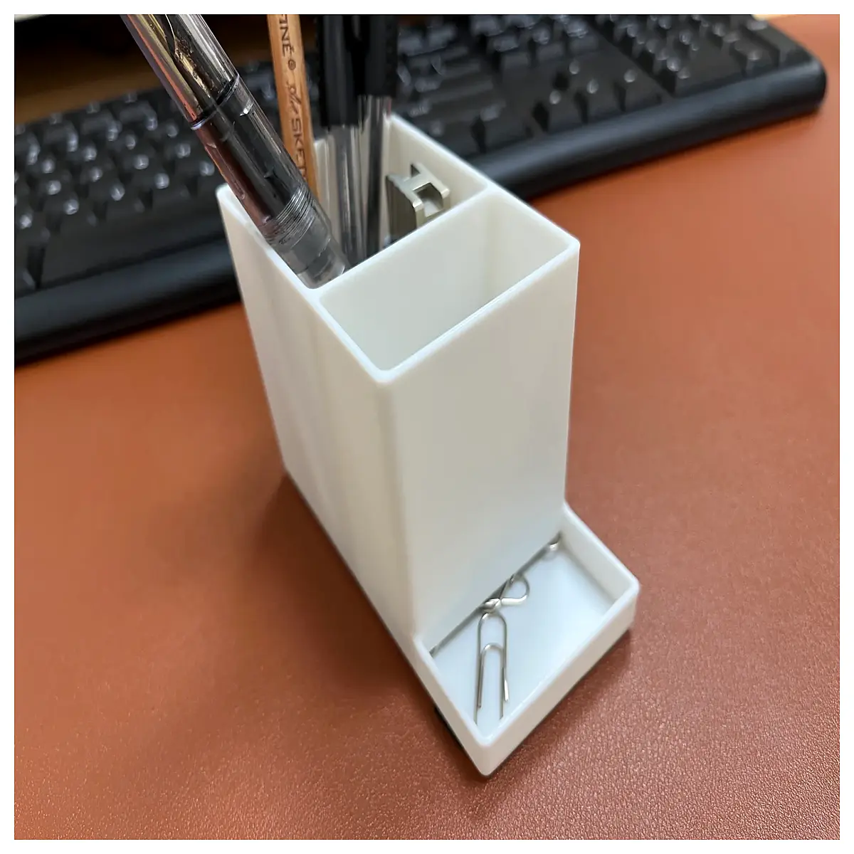 cute desktop pen holder organizer for office desk supplies metal mesh pencil cup storage box teacher student