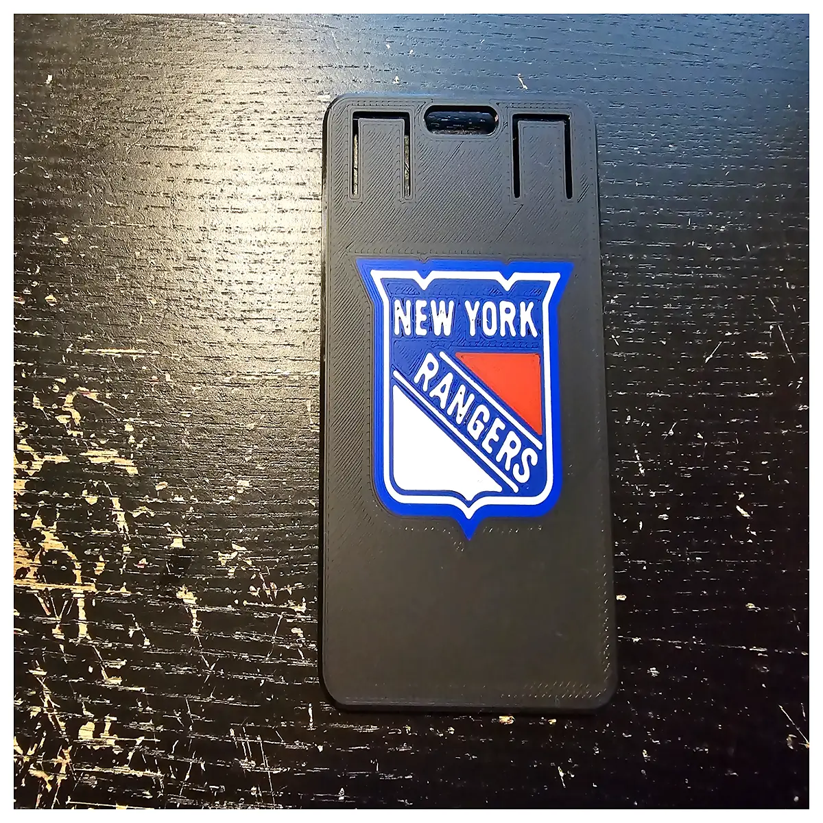 ny rangers id badge holder with retractable reel lanyard for work office sports durable plastic clip employee identification card holder