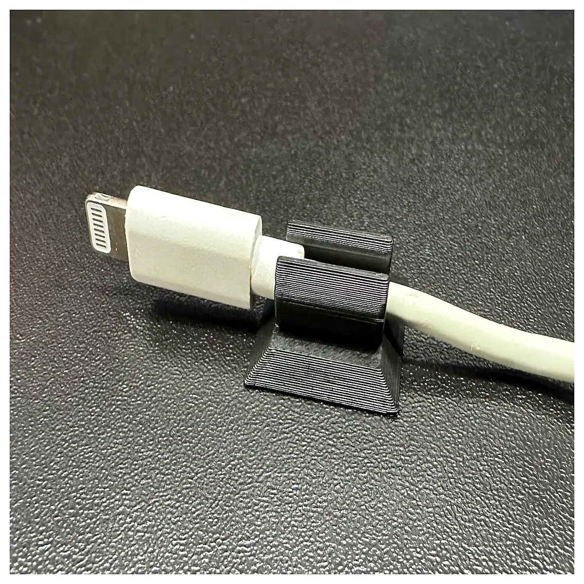 portable charging cable organizer holder travel desktop wire management clip tidy