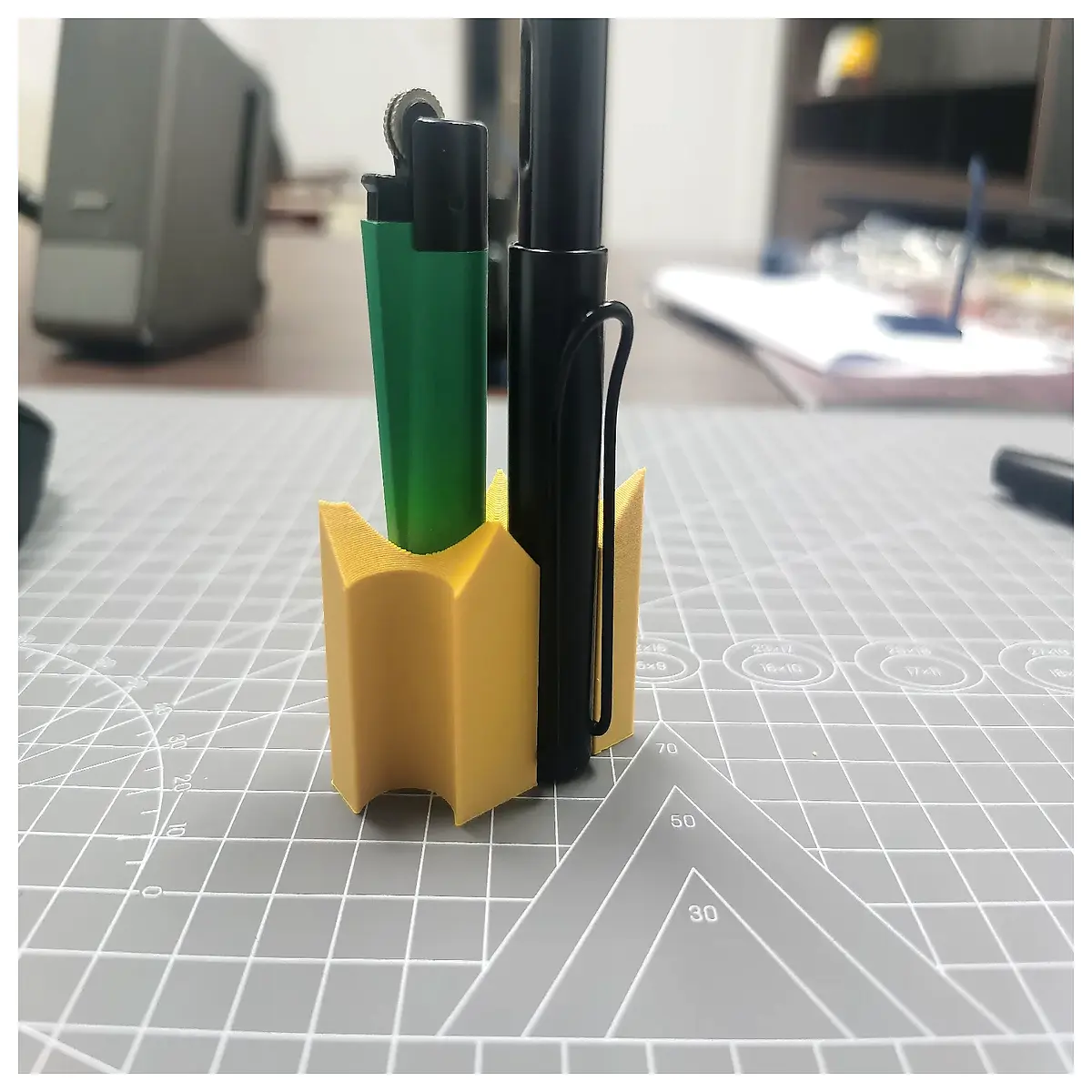 mountain peak pen holder desk organizer landscape stationery storage for office home school supplies