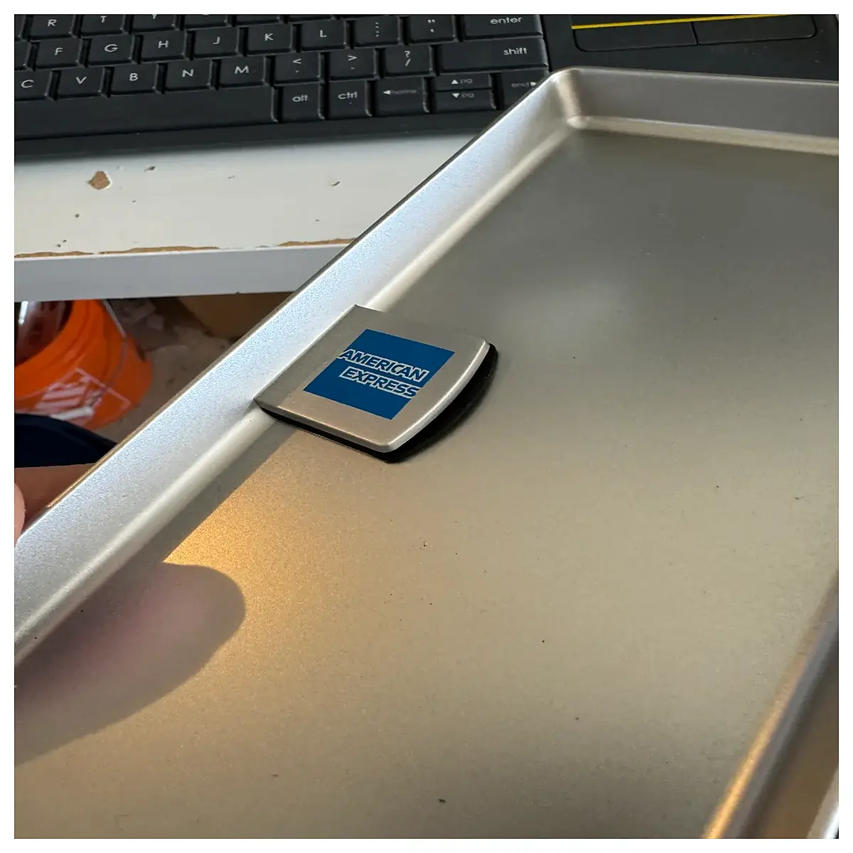 amex tip tray hole plugs anti lost coin holder accessories for restaurant tableware kitchen bar counter organizer