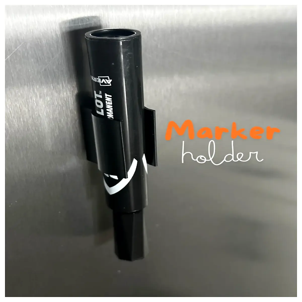 magnetic dry erase board marker holder clip organizer for expo whiteboard pens storage rack