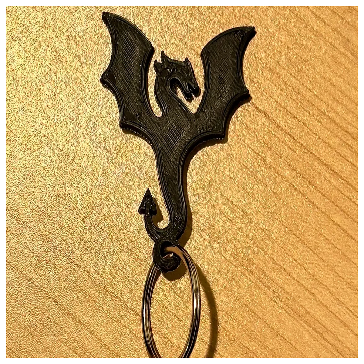 dragon keychain with wings fantasy metal keyring mythical creature pendant gothic accessory gamers fantasy art jewelry