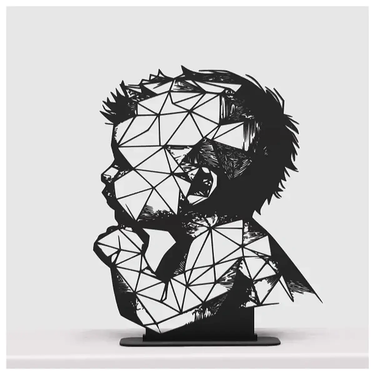 baby boy nursery wall art geometric low poly silhouette print modern kids room decor canvas poster