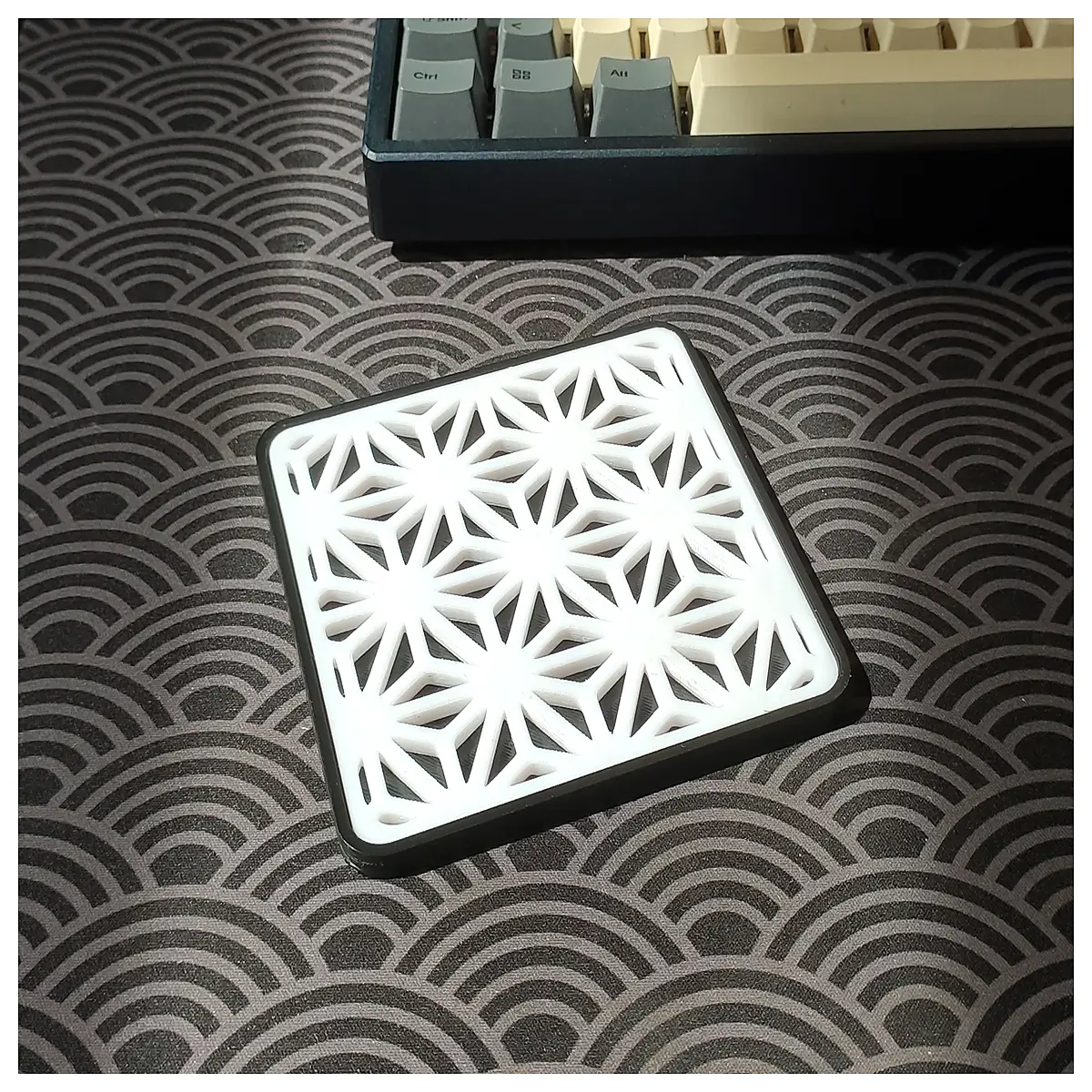 modern geometric coasters set heat non slip drink mat for coffee table home decor kitchen accessories