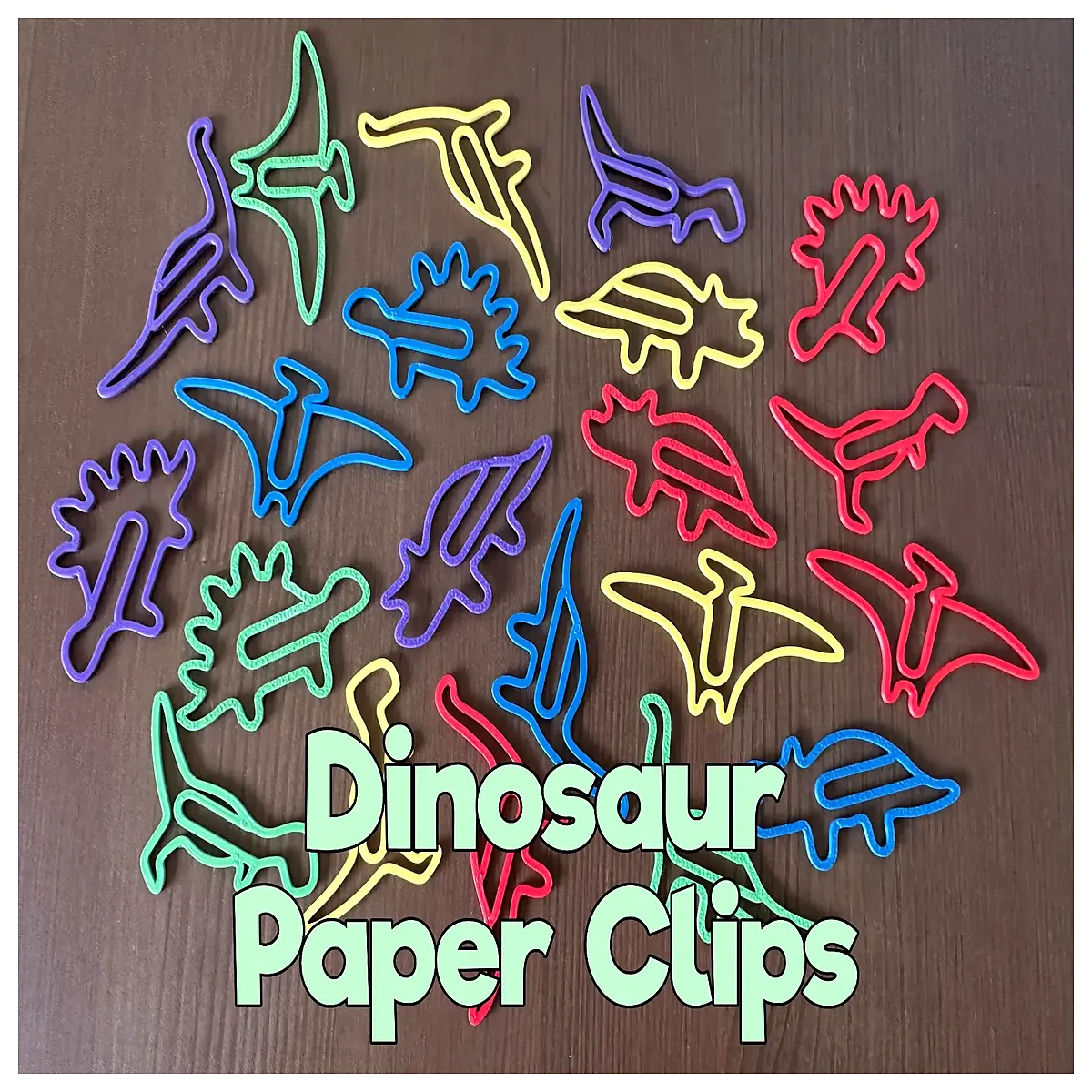 cute dinosaur paper clips bulk funny animal desk accessories office supplies for kids novelty clip holders colorful dinosaur stationery set playful bi