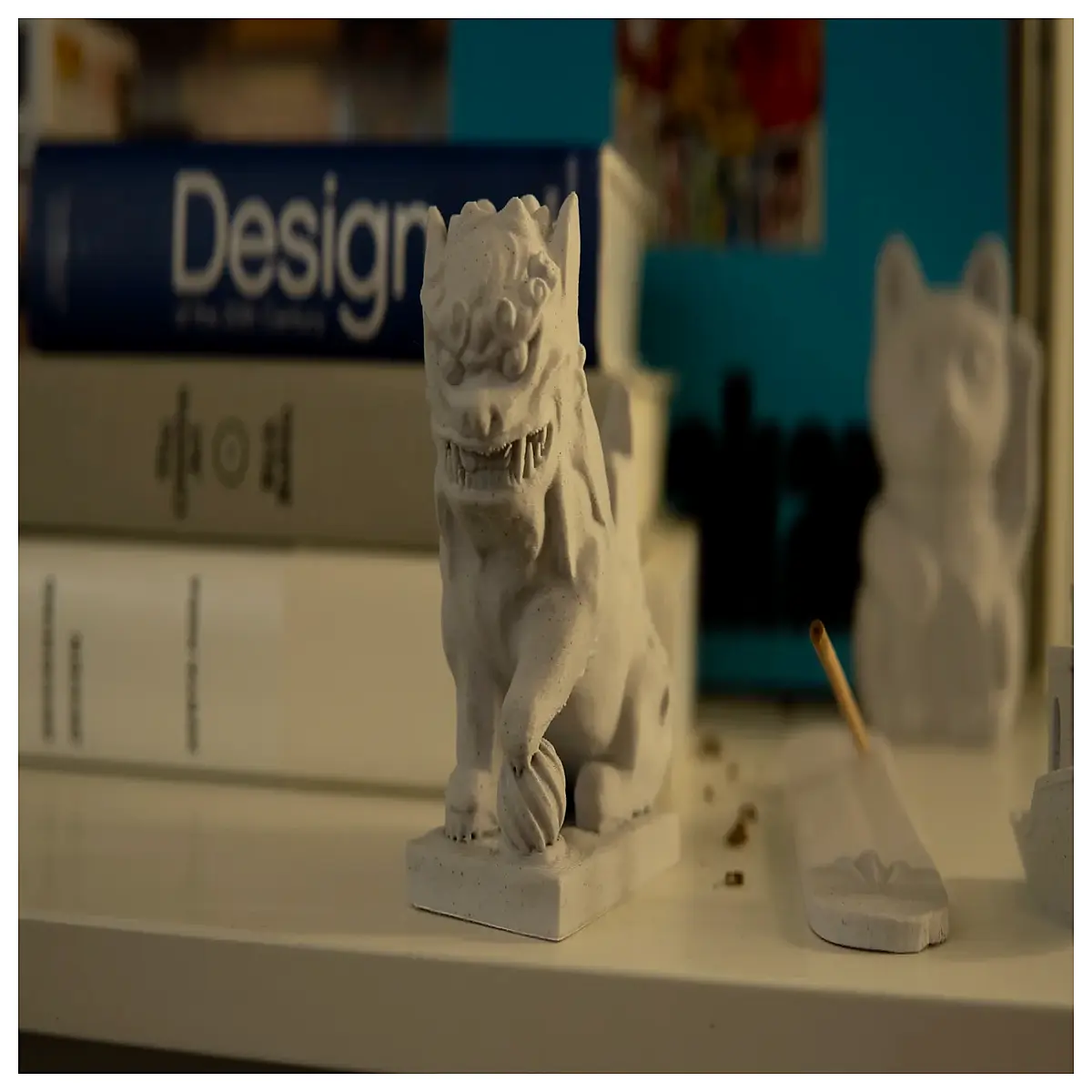 lucky lion dog statue feng shui wealth attractor home decor garden ornament pet protection charm