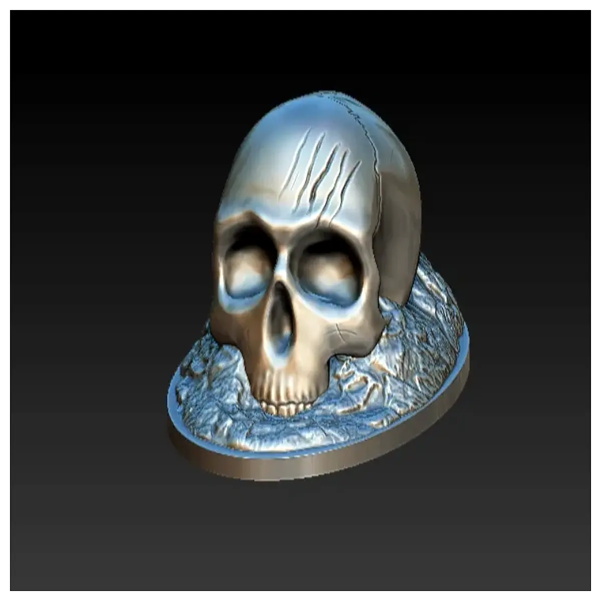 gothic skull jewelry necklace pendant vintage metal death rock punk aesthetic decorative home decor wall art