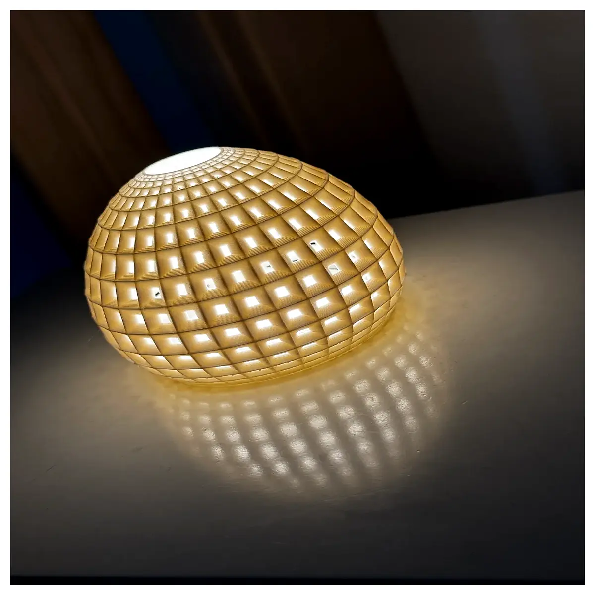 crystal dome night table cozy bedroom decor ambient lighting for kids nursery gift