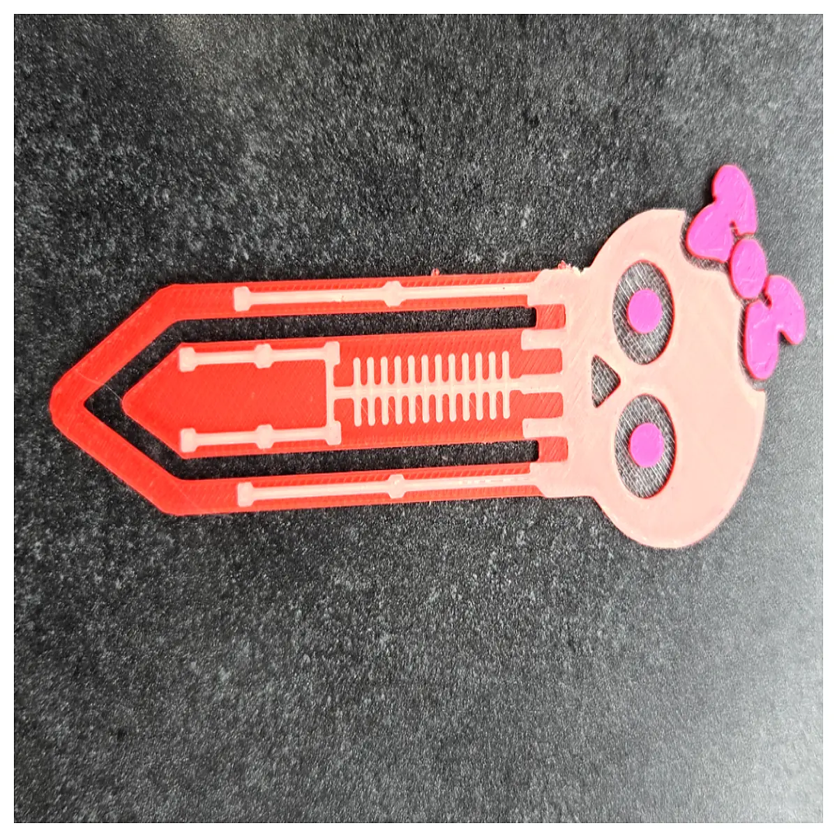 cute skull bookmark aesthetic gothic metal reading accessory for books students gifts