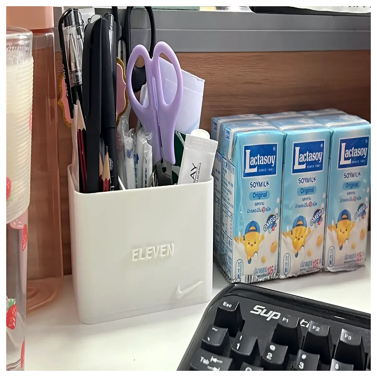 desk organizer pen holder cup storage for office supplies desktop accessories