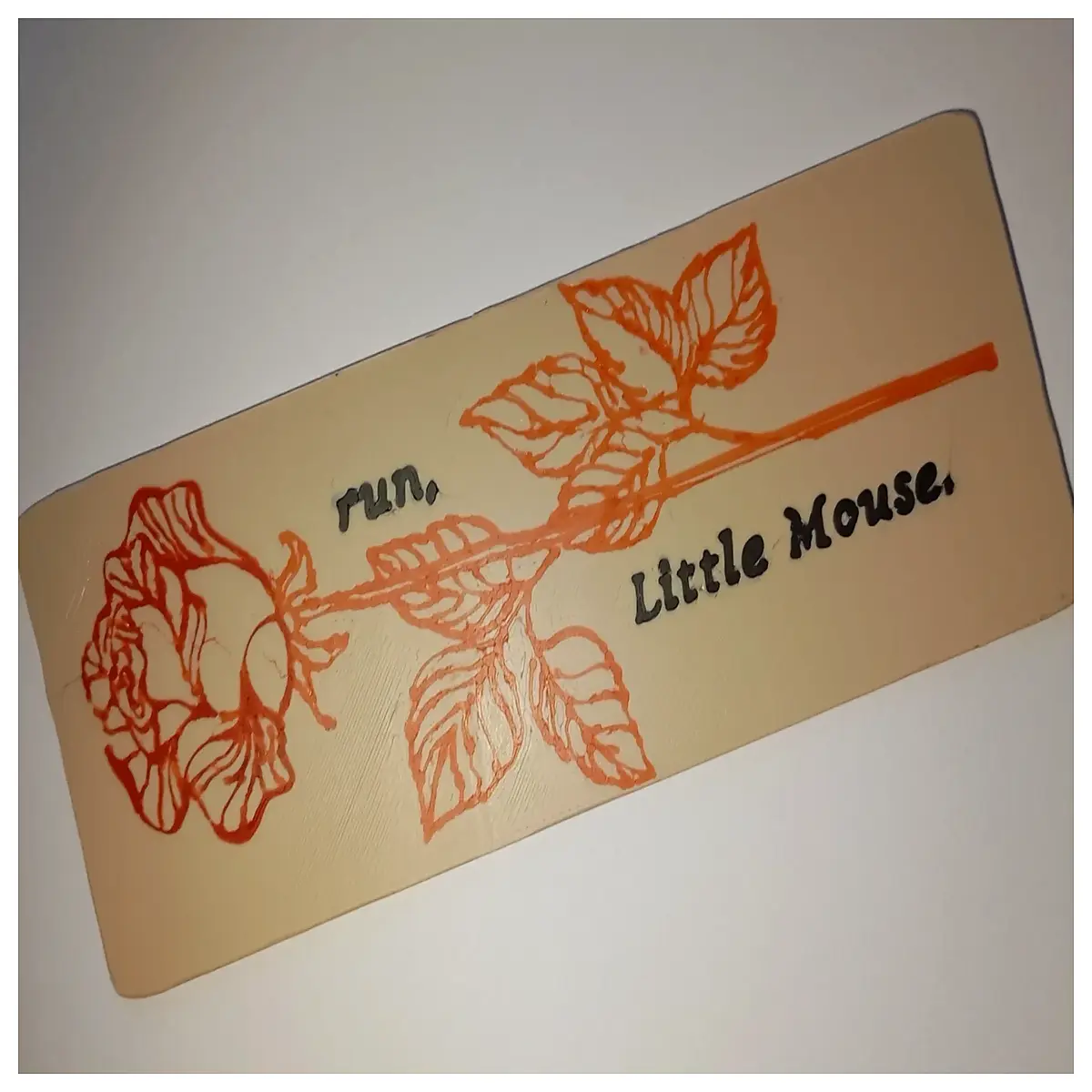 haunted adeline bookmark card spooky gothic aesthetic dark fantasy reading accessory vintage horror decor
