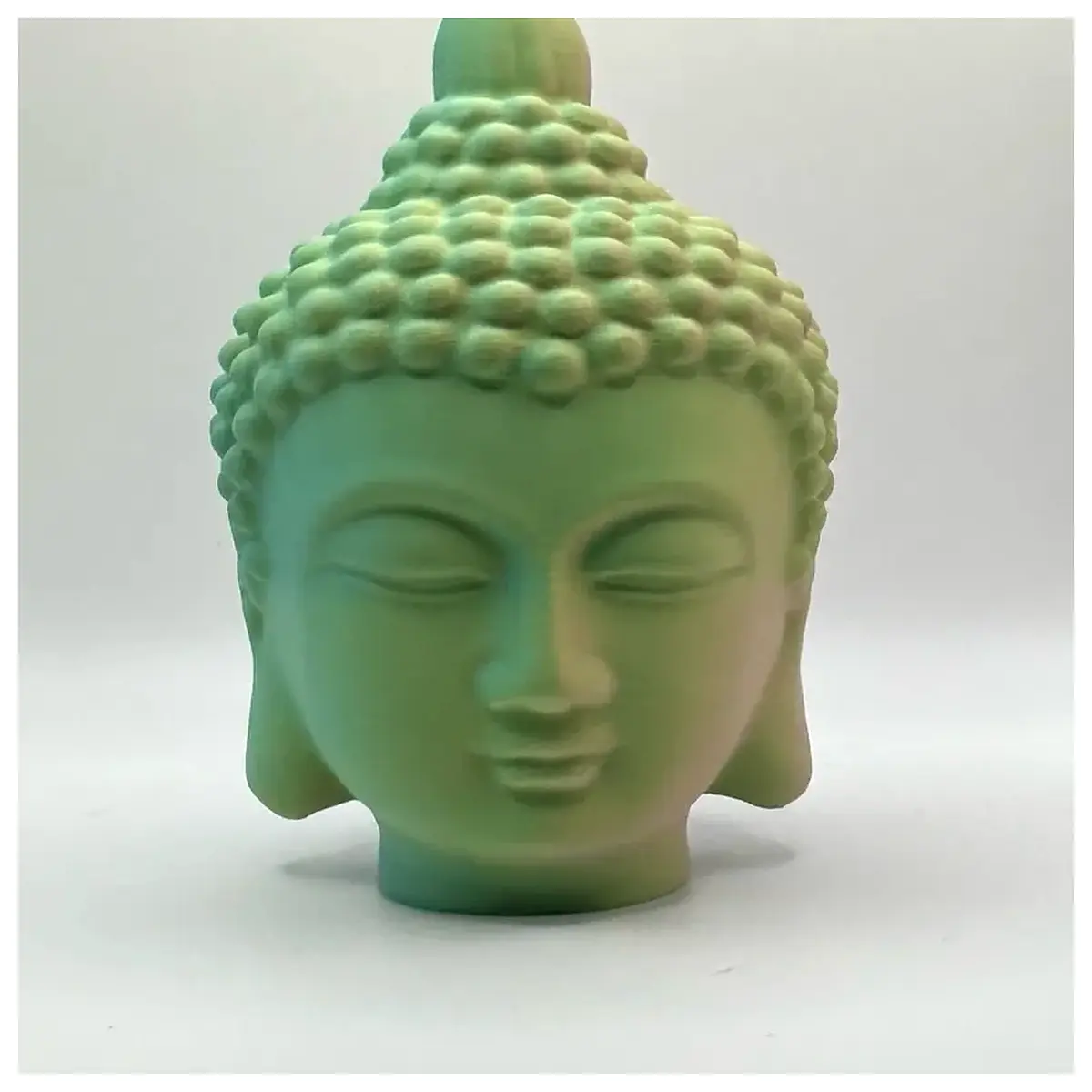 buddha head statue decor antique resin buddha bust meditation room wall art spiritual home decoration vintage religious sculpture