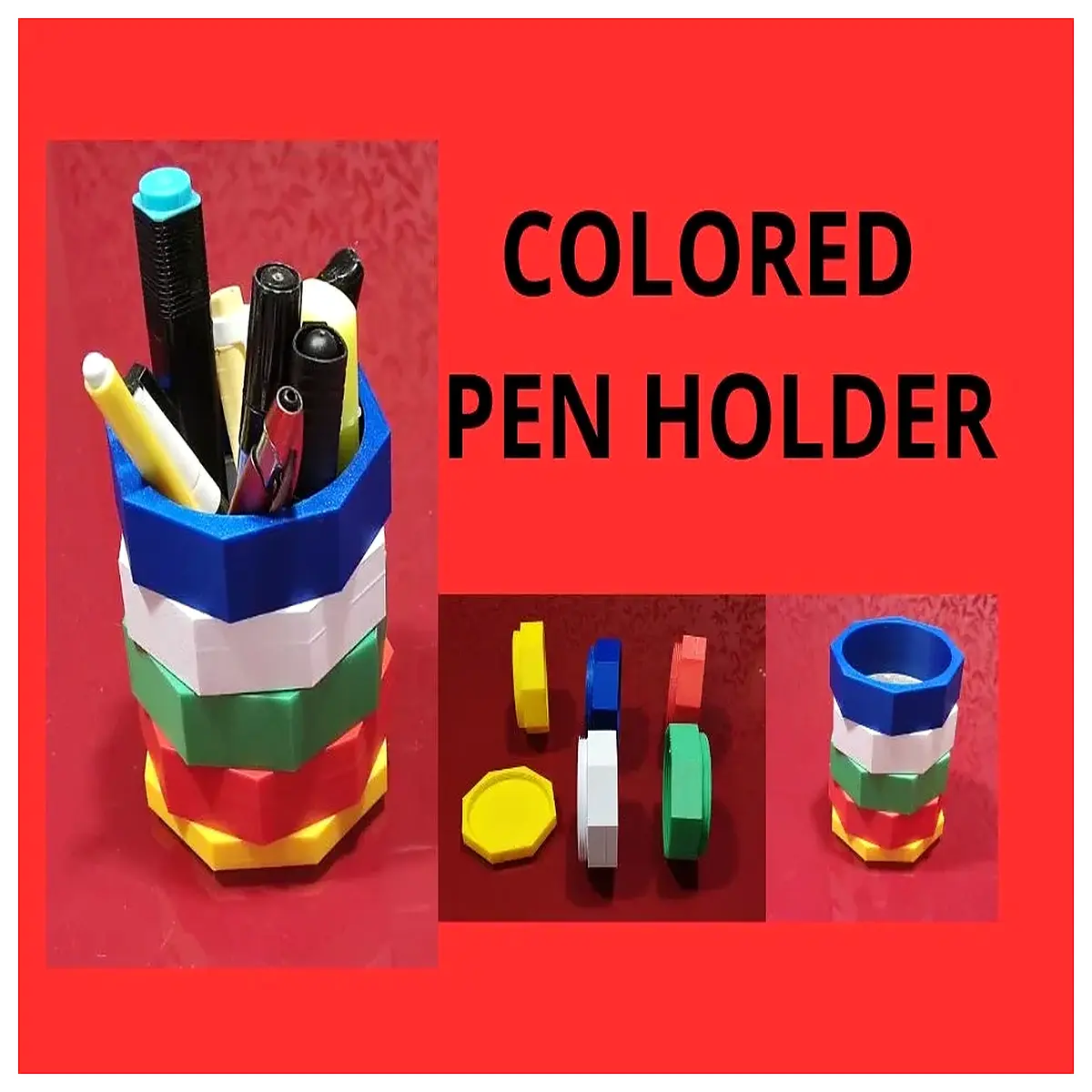 colorful pen holder desk organizer multi compartment pencil cup stationery storage for office school desktop accessories