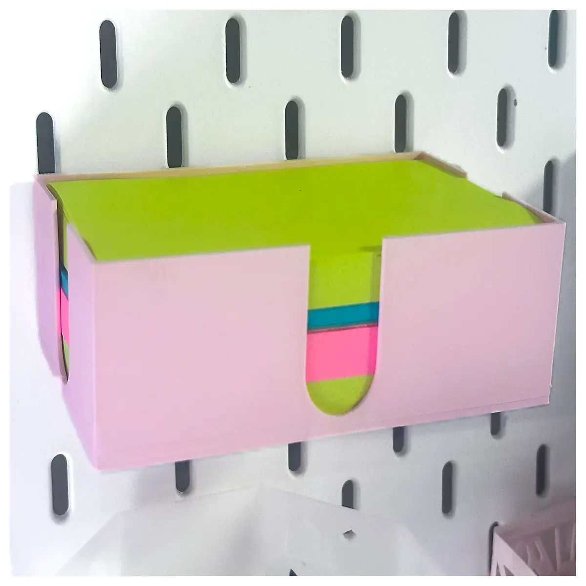 long sticky note holder desk organizer for post it notes office supplies desktop storage