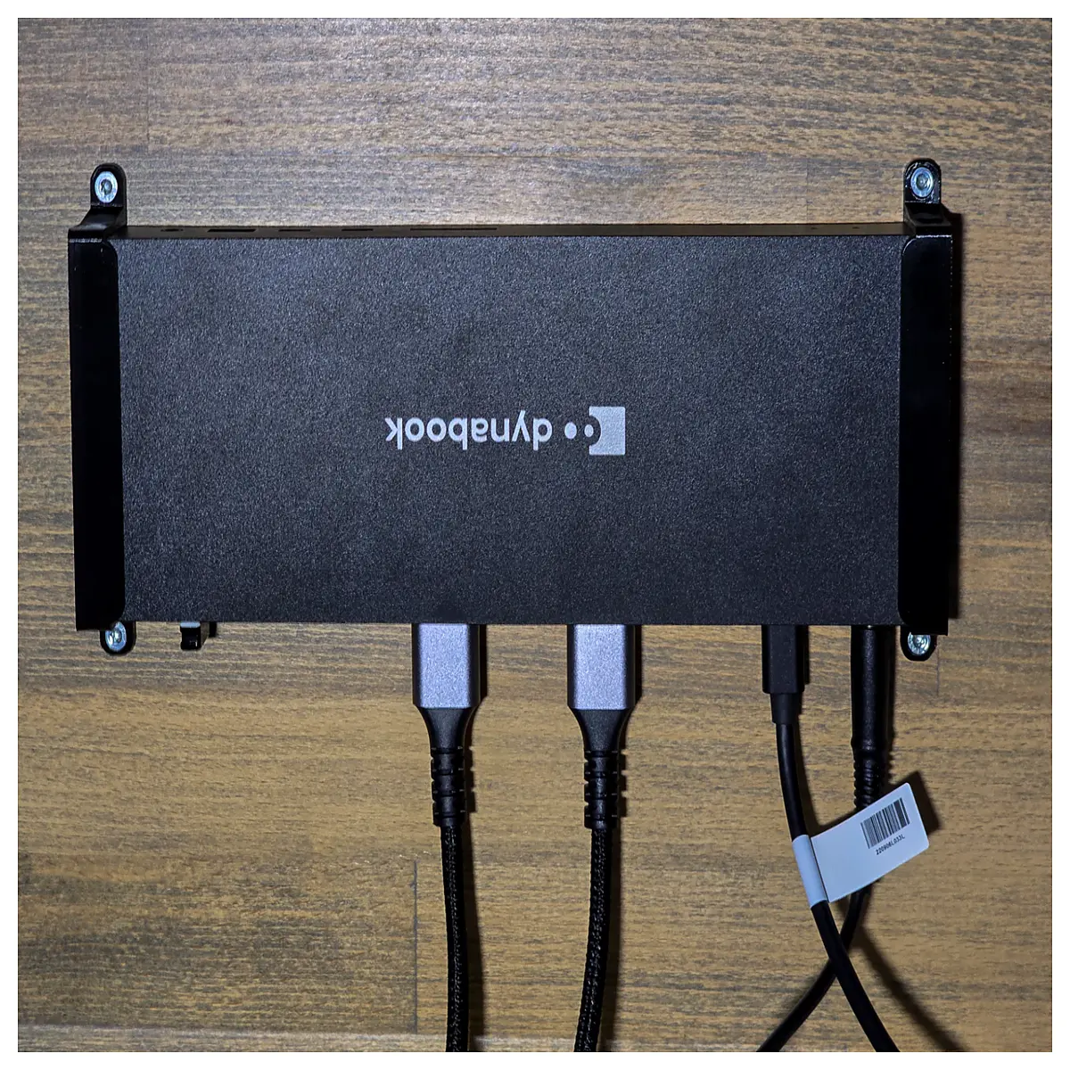 dynabook docking station desktop mount holder usb c hub organizer ergonomic workspace accessory