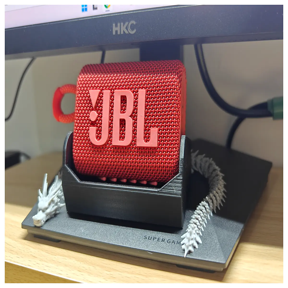 jbl go 3 speaker holder mount bracket for desk table portable bluetooth speaker accessory