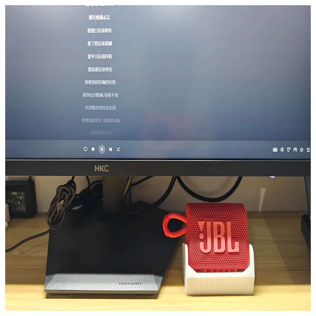 jbl go 3 speaker holder mount bracket for desk table portable bluetooth speaker accessory