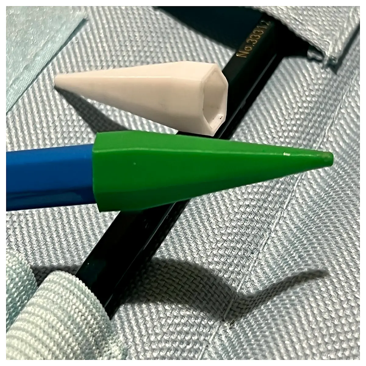 hexagonal pencil caps anti roll silicone grip covers for standard 6 sided wood pencils school stationery accessories
