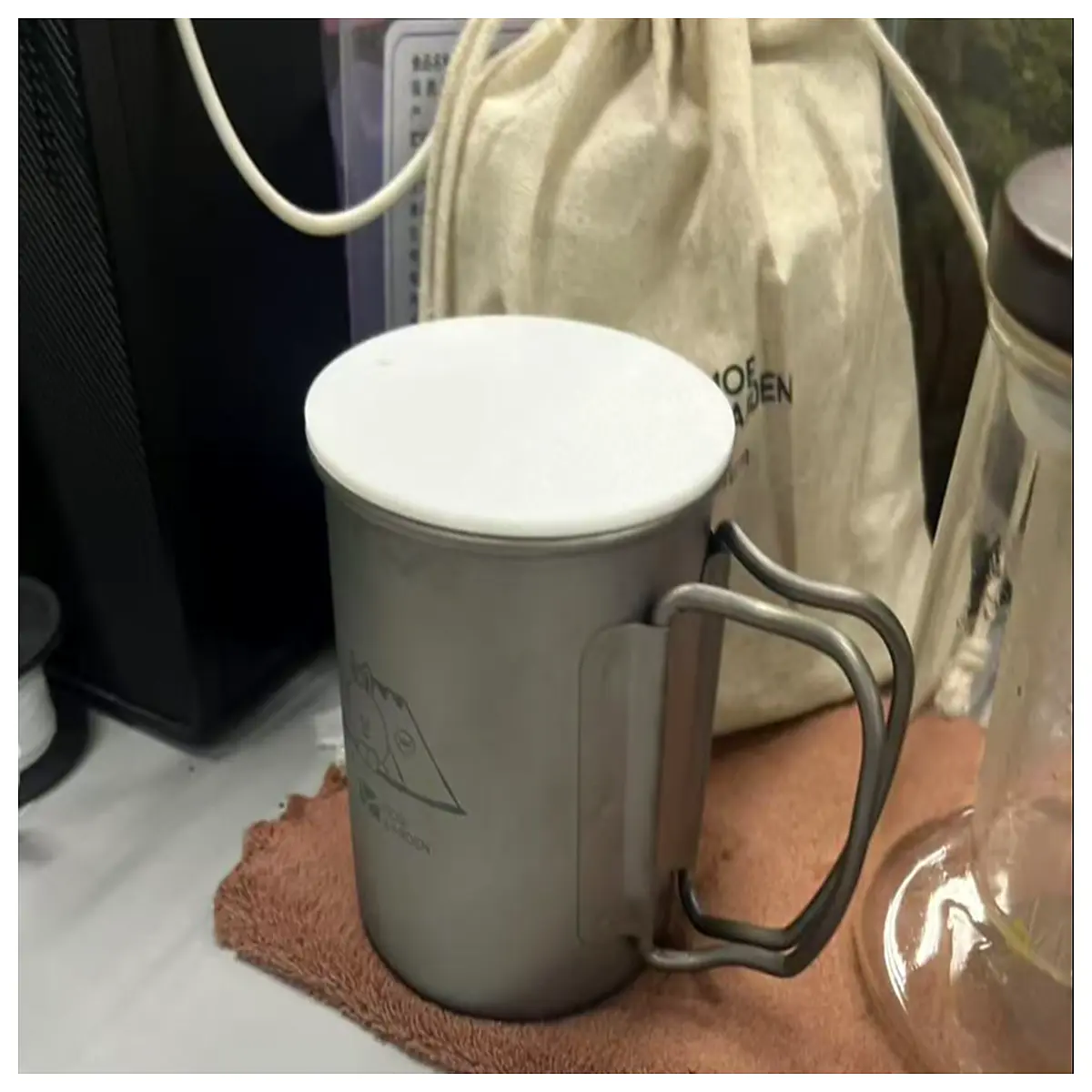 garden mug lid replacement spare part outdoor camping cooking pot cover heat