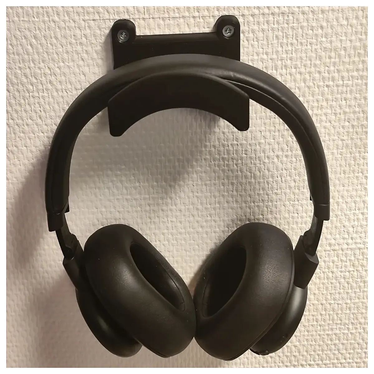 wall mounted headphone organizer rack for desk office gaming headset hanger hook storage
