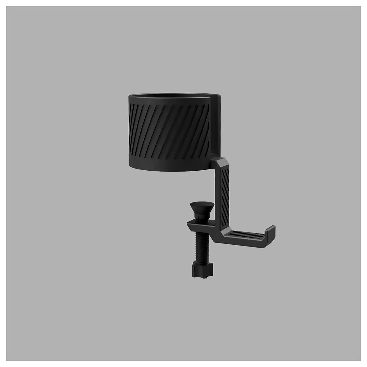 industrial headset holder with cup mount for factory noise cancelling headphones wall mount cup holder