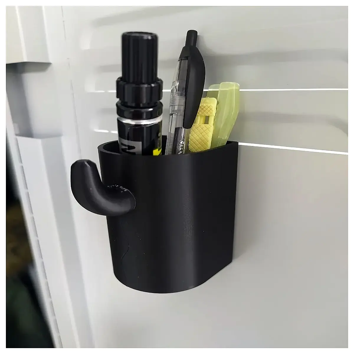 desk organizer hanging wall mount pen holder office supplies storage rack for writing instruments