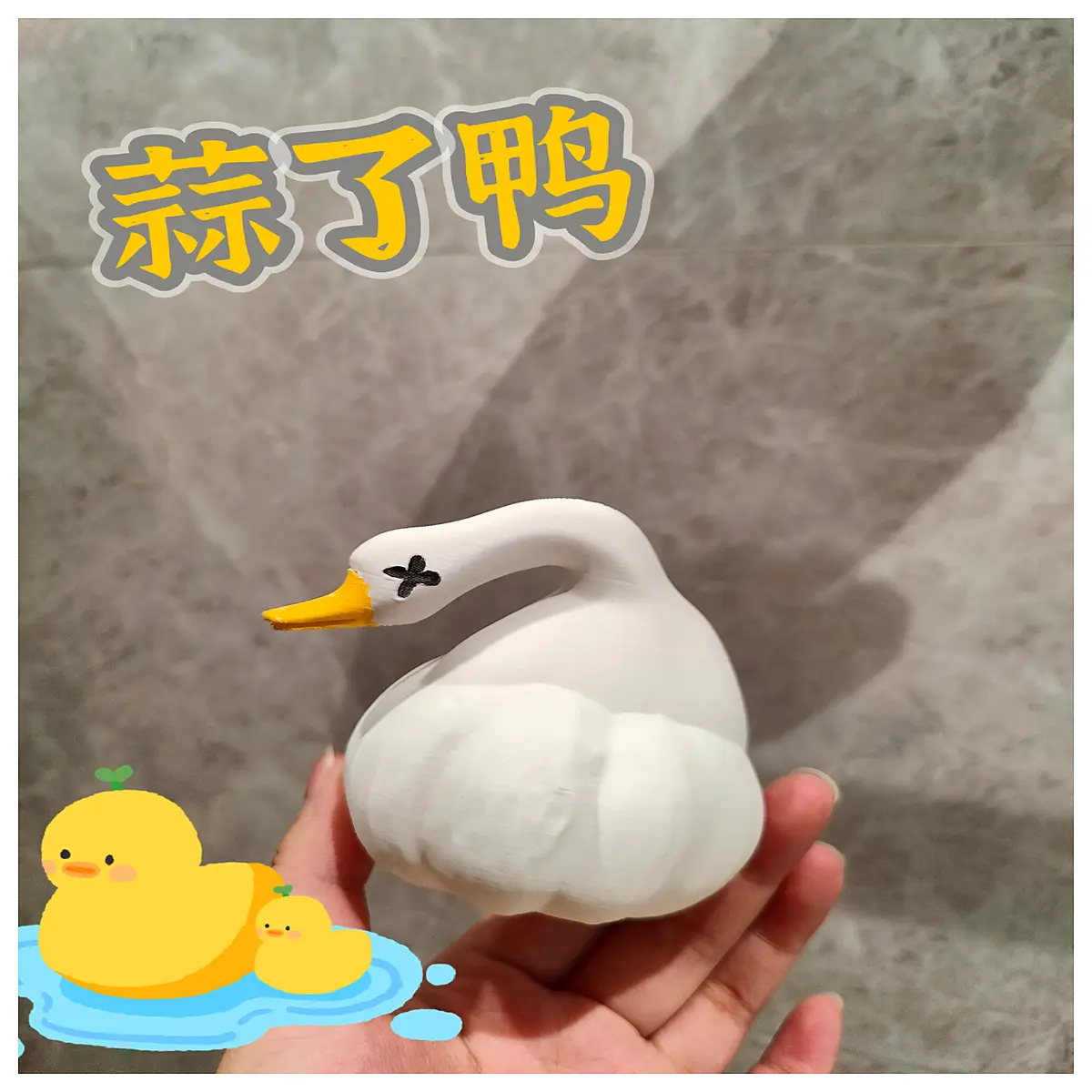 funny garlic duck plush toy cute garlic head duck stuffed animal viral meme duck pillow garlic themed friends