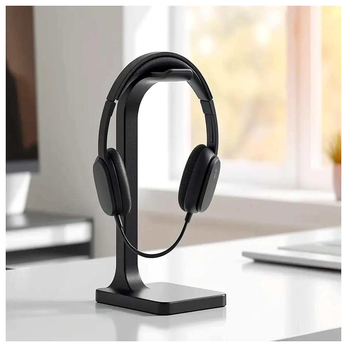 headphone holder desk organizer for gaming headphones wireless bluetooth earbuds cup rack storage accessory