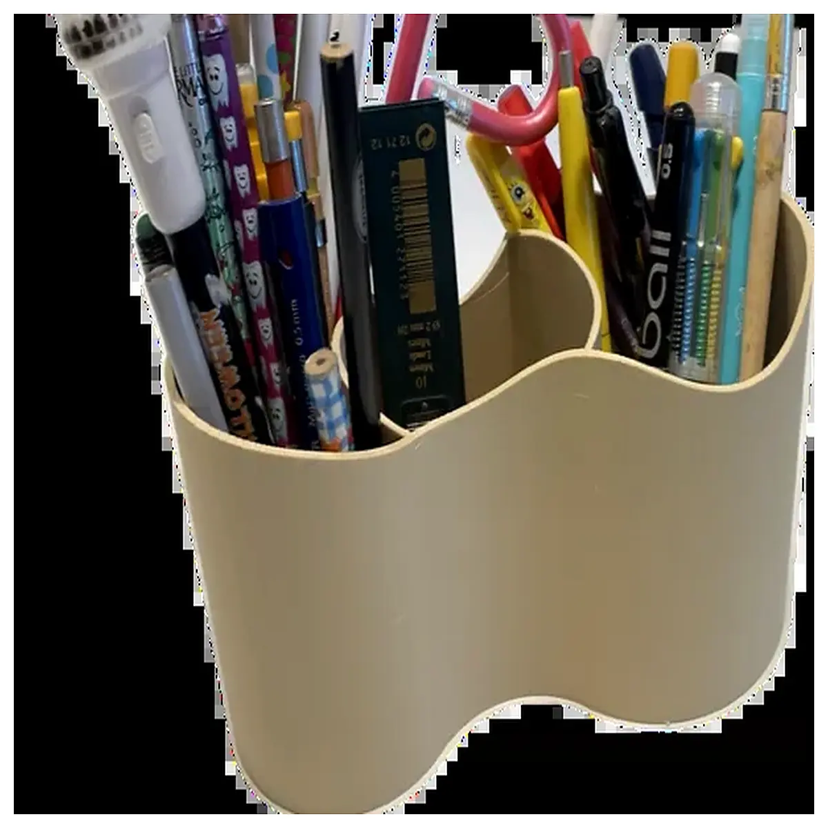 desktop pen holder organizer for office supplies stylish metal mesh cup for desk accessories storage for writing instruments and stationery