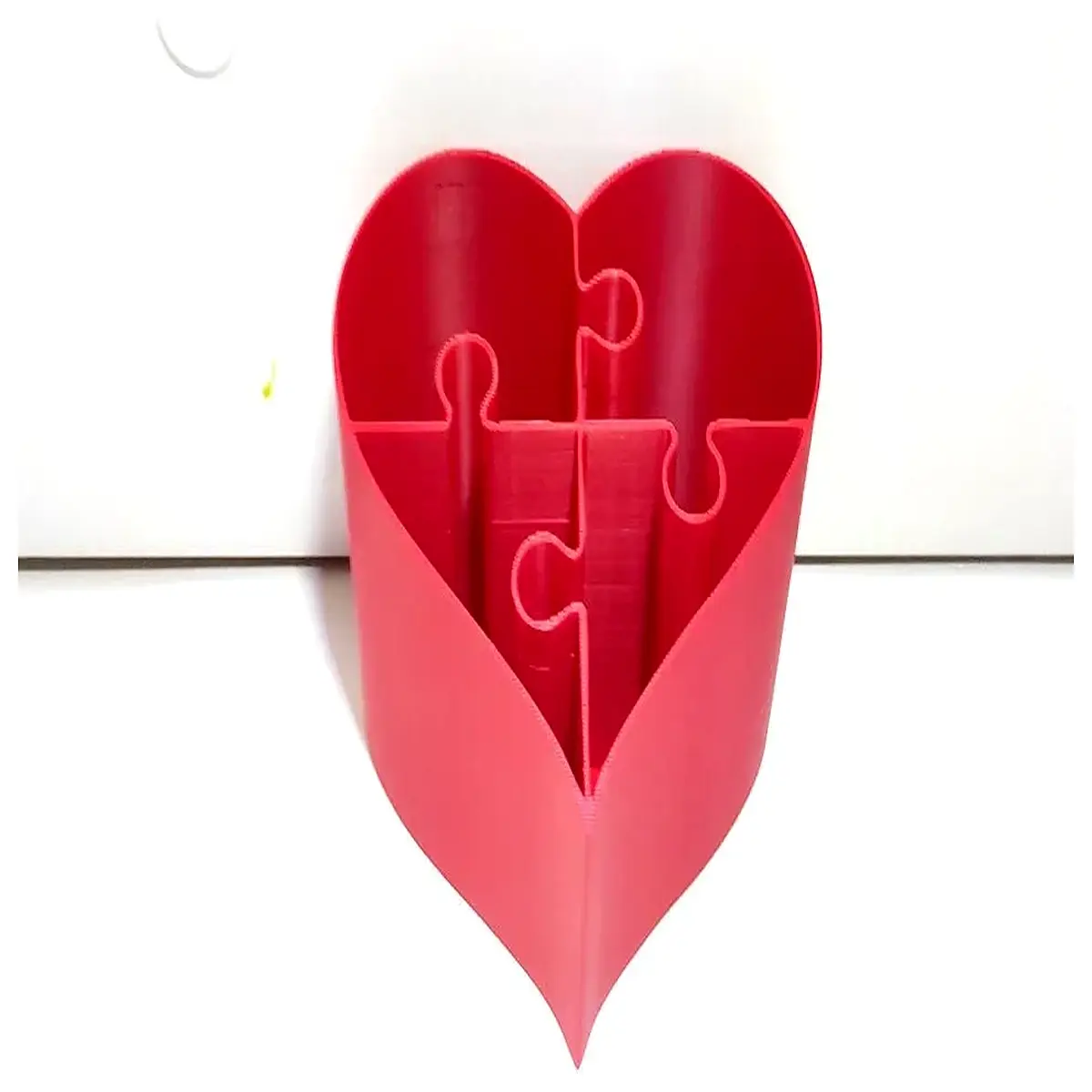 shaped puzzle organizer her valentines day romantic storage box cute desktop accessory