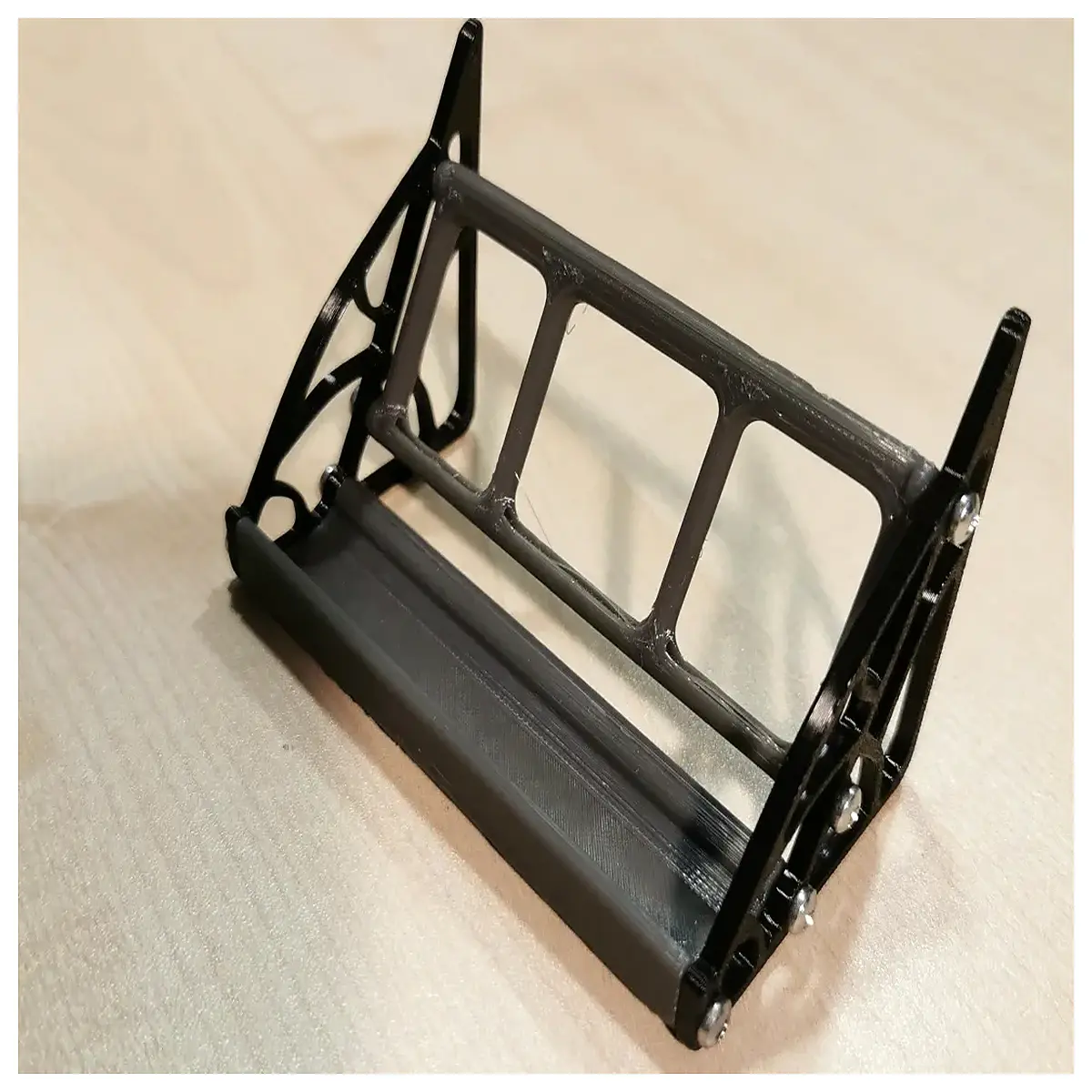 desktop business card holder acrylic clear organizer for office desk supplies name card rack