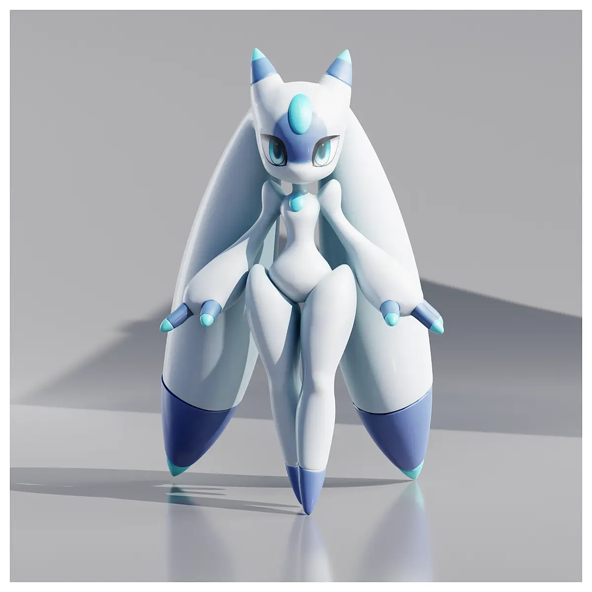 palworld mimiga standing figure collectible toy game character statue
