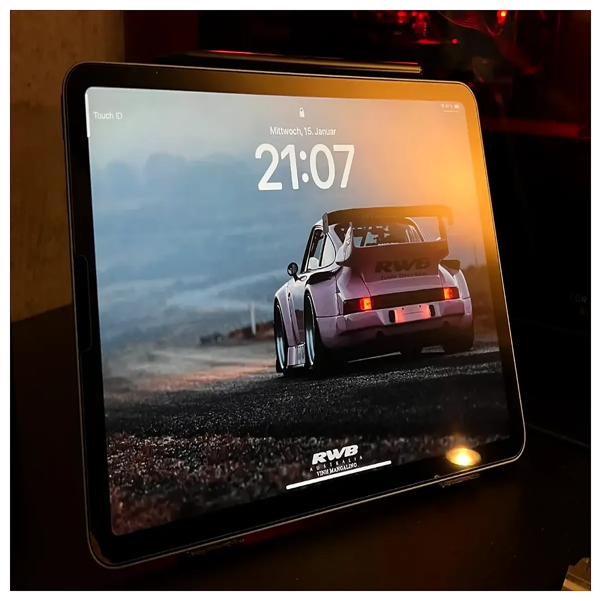 invisible tablet base minimalist design magnetic holder for pro air slim non slip desk accessory