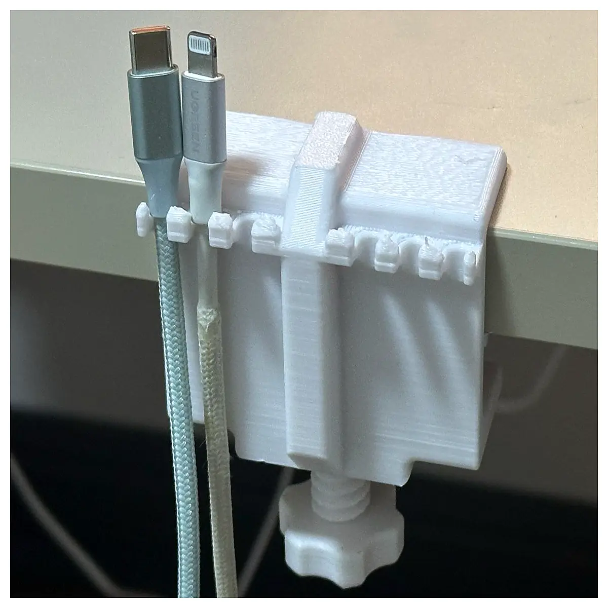 duty desktop cable organizer box magnetic wire management system under desk cord holder storage container