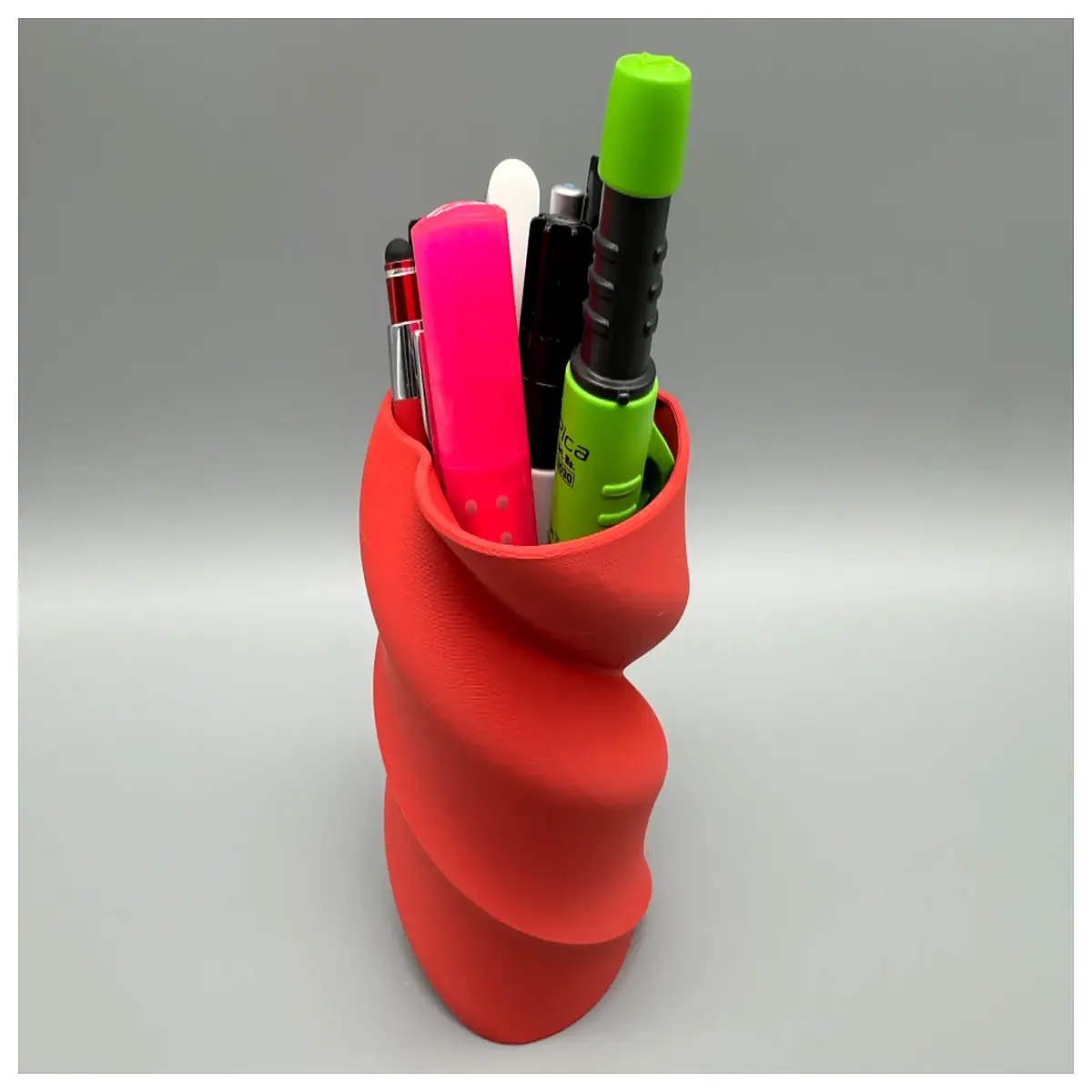 cute shaped desk organizer stationery holder pen cup for office bathroom vanity clutter storage