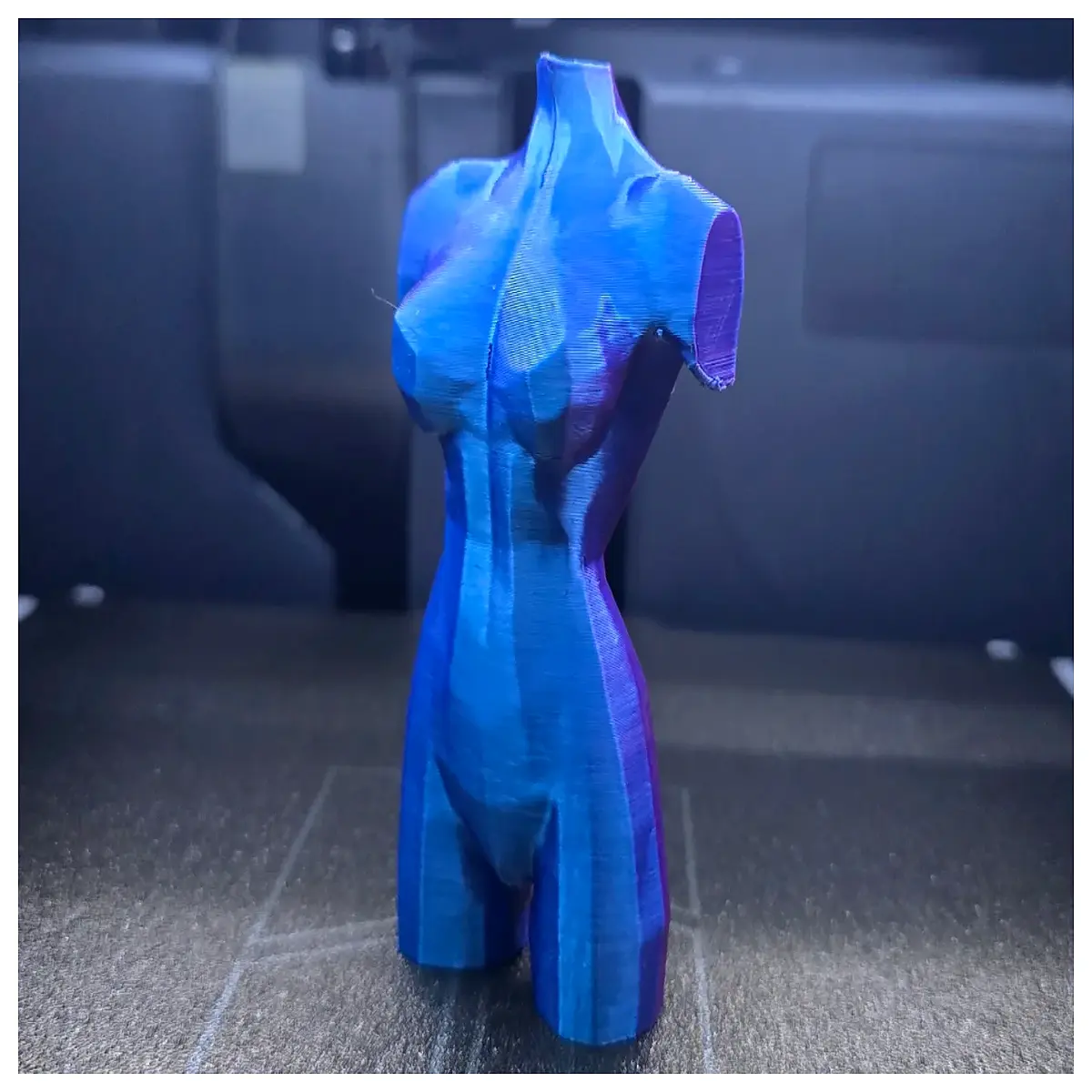 low poly female statue abstract art decor modern minimalist home office desk ornament figurine her