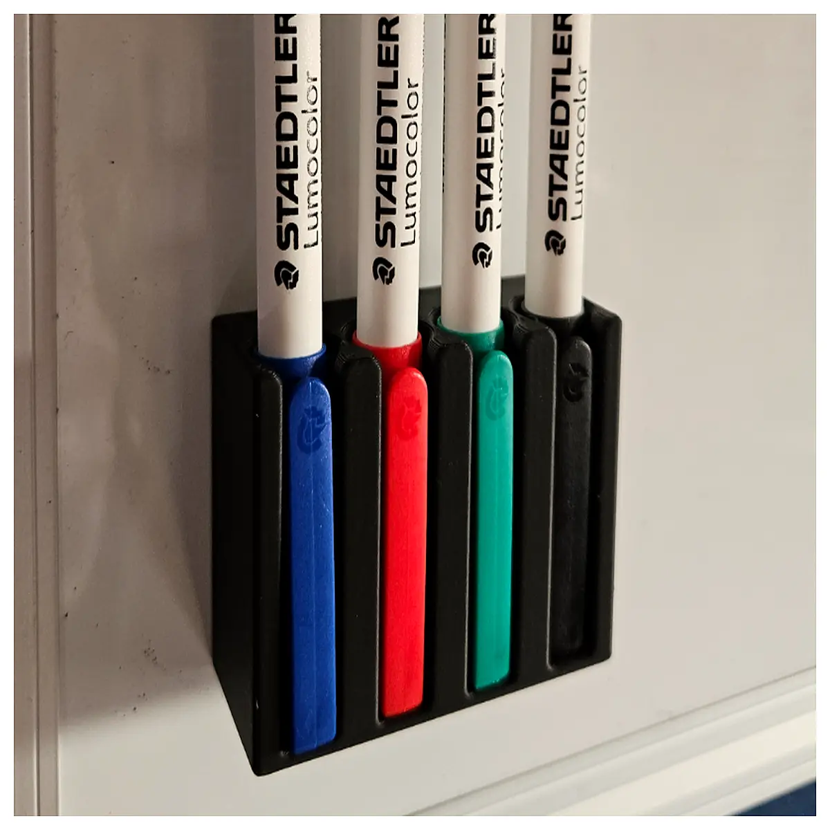 staedtler 301 whiteboard marker holder dry erase pen organizer desktop storage rack office supplies