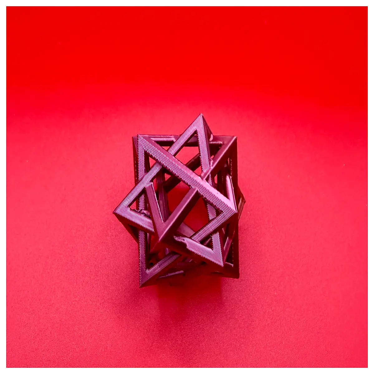 triple octahedron pendant fixture modern geometric ceiling for living room bedroom industrial chandelier